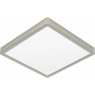 LED-panel til overflademontering Fueva 5 IP20 830 nikkel 28,5x28,5 cm