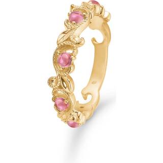Mads Z - Vintage Blooming ring i guld med pink turmalin - 1546042