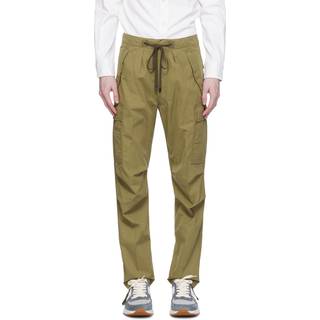 Tom Ford Enzyme cotton twill cargo pants - green - 34