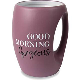 Godmorgen, smukke 16 oz lilla krus - knuseligt keramisk gave til varme hænder (1 stk)