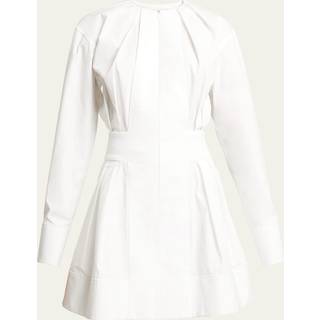 Proenza Schouler Eileen cotton poplin minidress - white - XS