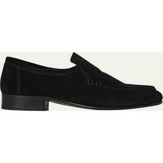 The Row New Soft suede loafers - black - EU 36.5