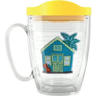 Tervis fremstillet i USA Double Walled Beach House Retreat Collection Isoleret Tumbler Cup holder drikkevarer koldt og varmt 16oz krus margarita