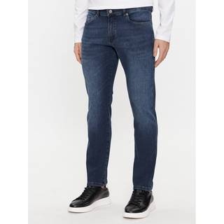 BOSS Black Herren Jeans blau Slim Fit