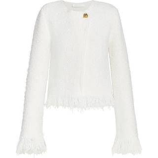 ChloÃ© Wool, silk, and cashmere-blend jacket - white - S