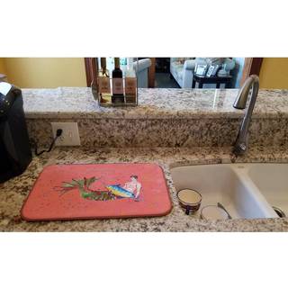 """" Caroline's Treasures 8348DDM Dish Drying Mat 14 """" """" X 21 """" """" Multicolor """"