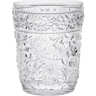 Leadingware Paisley Acryl Glasses Drink Set med 4 DOF (13oz) Plastikdrikke briller BPA Gratis cocktailbriller Drikkevarer Sæt drikkevandsglas (D0