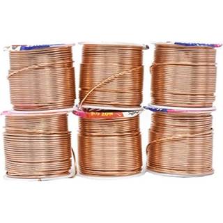 Mandala Crafts 16 gauge Anodized Aluminium Craft Wire til smykkerfremstilling - 390 ft farvet fleksibel roseguld kombinationstråd - bøjelig til b