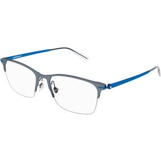 Montblanc MB0284OA Asian Fit 005 56 Briller Mænd Grå - Grey Blue - 56mm