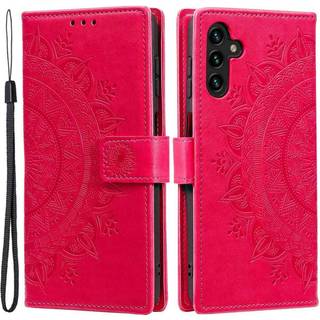 SKALO Samsung A54 5G Mandala Flip Cover - Cerise