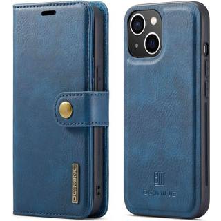 DG MING iPhone 14 2-i-1 Magnet Pungetui - Blå