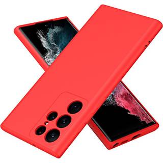SKALO Samsung S23 Ultra Ultratynd TPU-skal - Rød