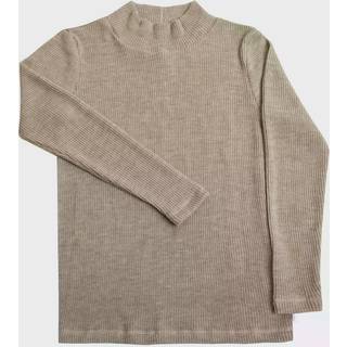 Joha uld langærmet bluse til kvinder i beige X-Small