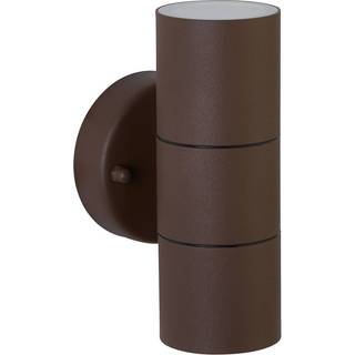 Metro udendørs spotlampe, up/downlight, IP44, rust