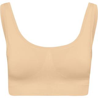 HANRO Padded Crop Top - Touch Feeling 0274 Beige Medium