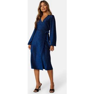 Sparkling Midi Wrap Dress