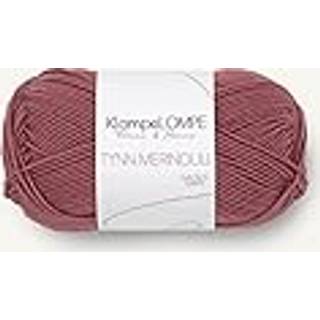 KlompeLOMPE - Tynn Merinould Fv. 4344 Mørk Pudder Rosa