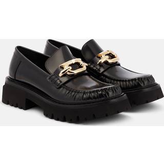 Ferragamo Embellished leather loafers - black - EU 36.5