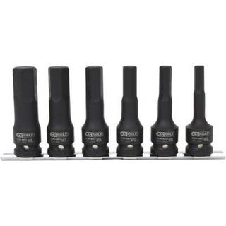 Socket &amp; bit set KS Tools 515.1104; 1/2''; 6 stk.