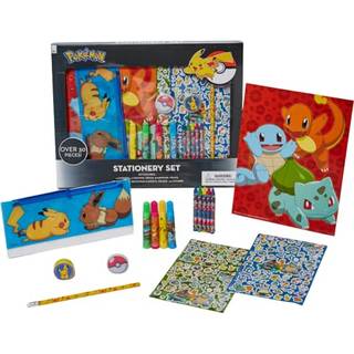 Innovative design Pokemon Kids Coloring Art and Sticker Set 30 stk. & H?ndv?rksforsyninger med blyantkasse