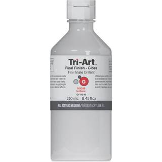 Tri-Art Final Finish Gloss 250 ml, beskyttende, blank lak til akrylfarve