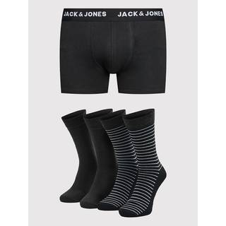 Jack & Jones gaveæske med underbukser & strømper i sort til herre