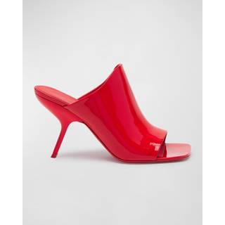 Ferragamo Era patent leather mules - red - EU 35.5