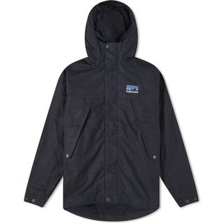 Patagonia Waxed Cotton Jacket Fritidsjakke størrelse S farve sort