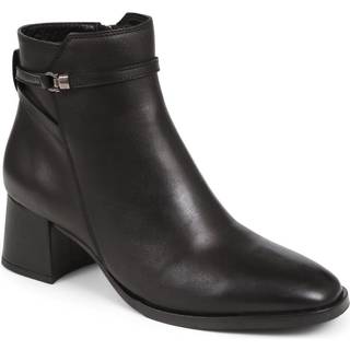 Jones Bootmaker Jones Bootmaker Black Monika Heeled Ankle Boots