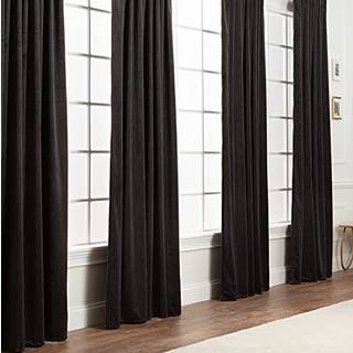 Chanasya Premium 2 -panel Blackout Velvet Curtains - klassiske og solide gardiner til stue eller sovev?relse - 52 """" x 63 """" - kul