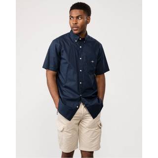 Gant Herren Kurzarmhemd blau