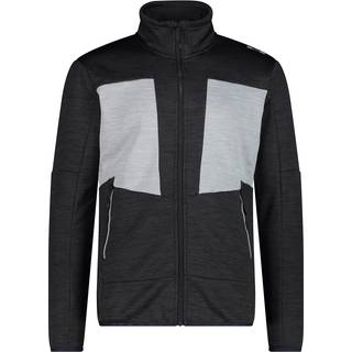CMP Jacket Melange Grid Tech Fleecejakke Herrer størrelse 56 farve sort