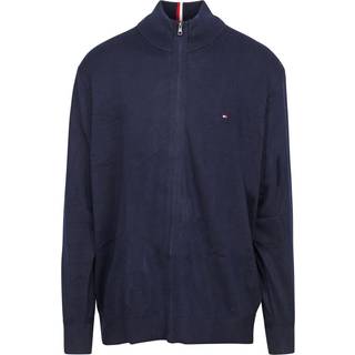 Plus Zip-Thru Jumper With Cashmere
