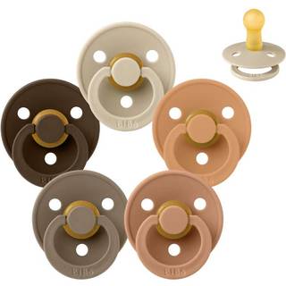BIBS Rund Colour Sut - Sampak - 5 stk. - Str. 2 - Down to Earth