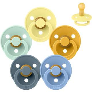 BIBS Rund Colour Sut - Sampak - 5 stk. - Str. 2 - Summer at The Beach