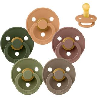 BIBS Rund Colour Sut - Sampak - 5 stk. - Str. 2 - Green and Terracotta