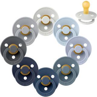 BIBS Rund Colour Sut - Sampak - 8 stk. - Str. 1 - Ocean Storm
