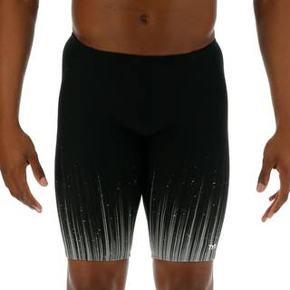TYR lange badebukser til mænd - Durafast Elite Speedwarp - Sort/hvid