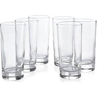 Pintglas Sæt på 6 - Holdbare 16 oz drikkebriller Ideel til ølcocktails eller vand - fryser & opvaskemaskine -venlige pintglas til huse pubber & m