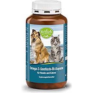 Tierlieb - Omega 3-olie til hunde og katte 400 kapsler