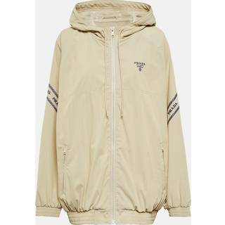 Prada Embroidered cotton-blend jacket - beige - XXS
