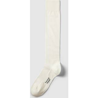 Falke Herren Kniestrümpfe weiß Mikrofaser/Funktion unifarben