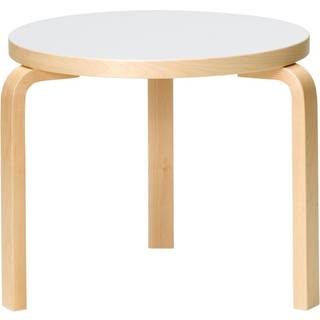 artek 90D Bord Birk/Hvid Laminat