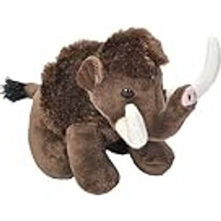 Wild Republic Pocketkins Eco Woolly Mammoth Tuffed Animal 5 tommer plysleget?j lavet af genbrugsmaterialer Milj?venligt