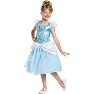 Forklæd Disney Princess Askepot Classic Girls 'Costume Blue XS (3T-4T)