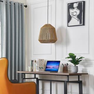 Hængelampe Otso Lindby, dæmpbar, Lyst træ, Stue/spisestue, Træ, Herregårds/rustik