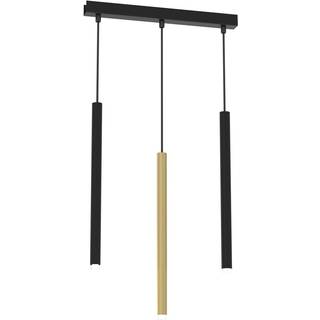 Hængelampe Monza Eko-Light, dæmpbar, Messing/guld, Stue/spisestue, Metal