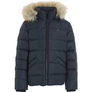 Tommy Hilfiger Girls Det essentielle Down Faux Fur Hood Jakke16 år (176cm)