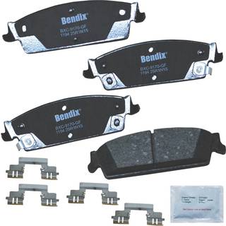 Bendix Priority1 CFC1194 Keramiske bagbremseklodser til udvalgte modeller Cadillac Escalade Escalade ESV Ext Chevrolet Avalanche Silverado 1500 1
