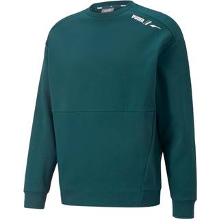 PUMA Herren Sweatshirt grün Baumwolle & Mix unifarben